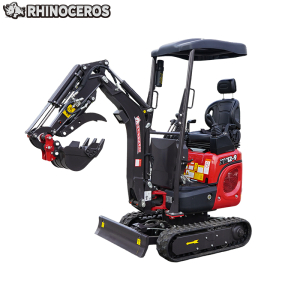 Fotografia Oficial de Fábrica da Escavadora Mini Rhinoceros XN12-9 1,2 Toneladas