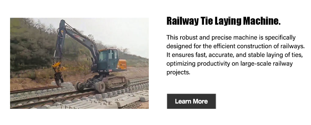 Máquina de lançamento de gravata ferroviária